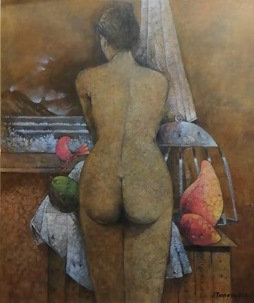 Jorge Tamayo - Desnudo Mirando al Mar